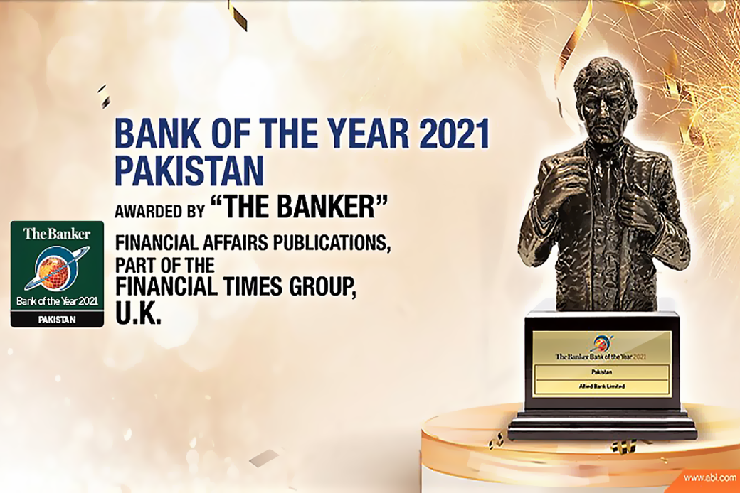 ABL wins Bank of the Year Award 2021 by The Banker