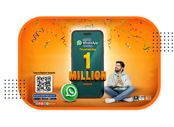 Celebrating one million users on myABL WhatsApp Banking