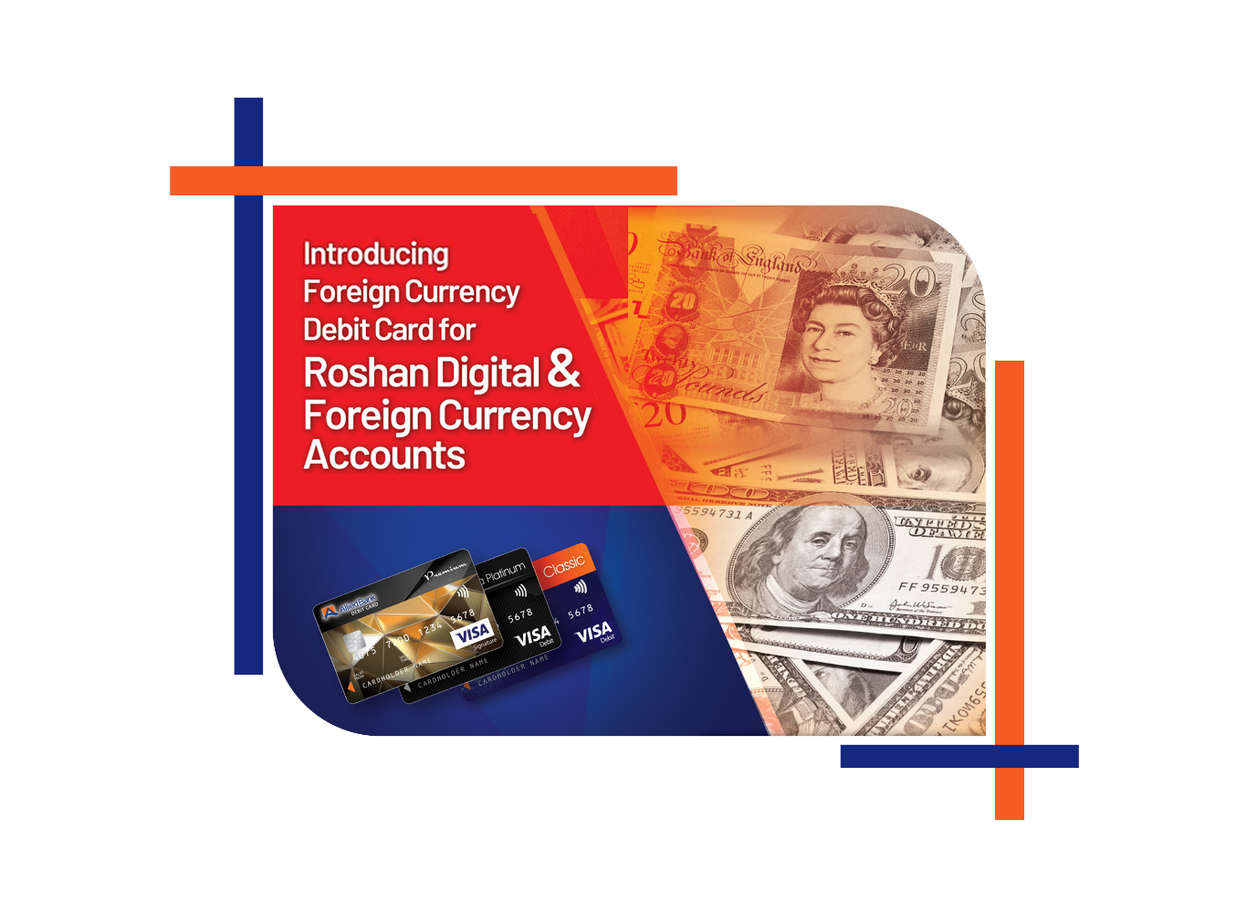 Foreign Currency Visa Debit Cards