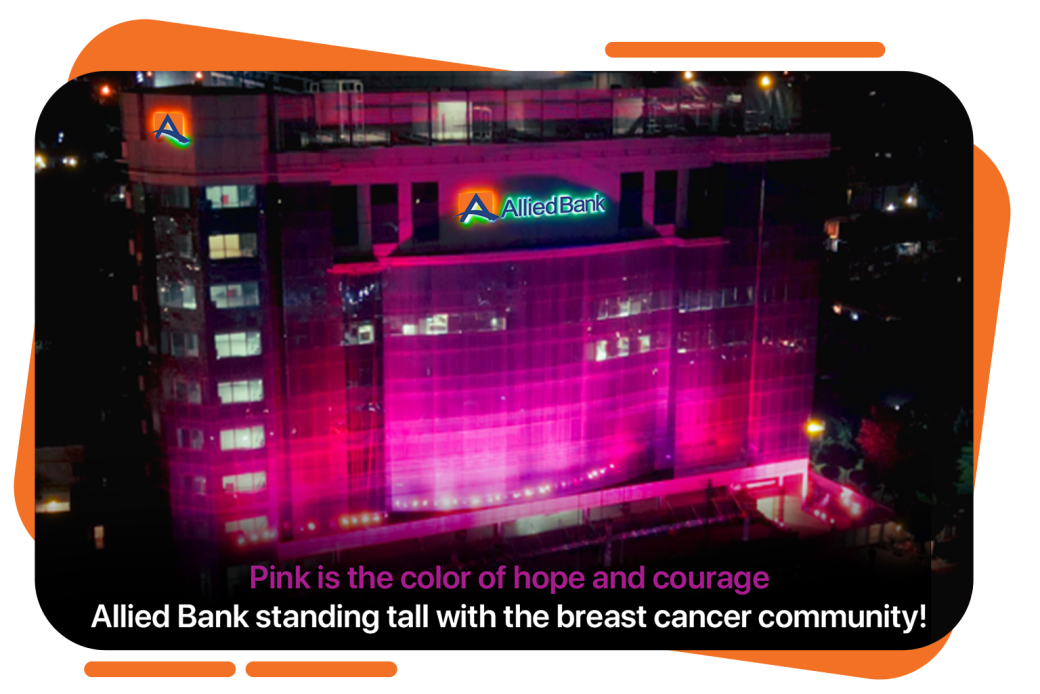 Allied Bank Standing Tall with the Breast Cancer Community