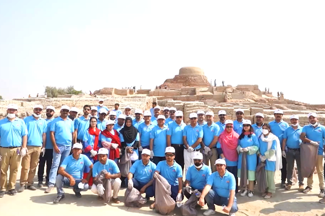 Cleanliness Drive at Mohenjo-Daro (February 19, 2025)