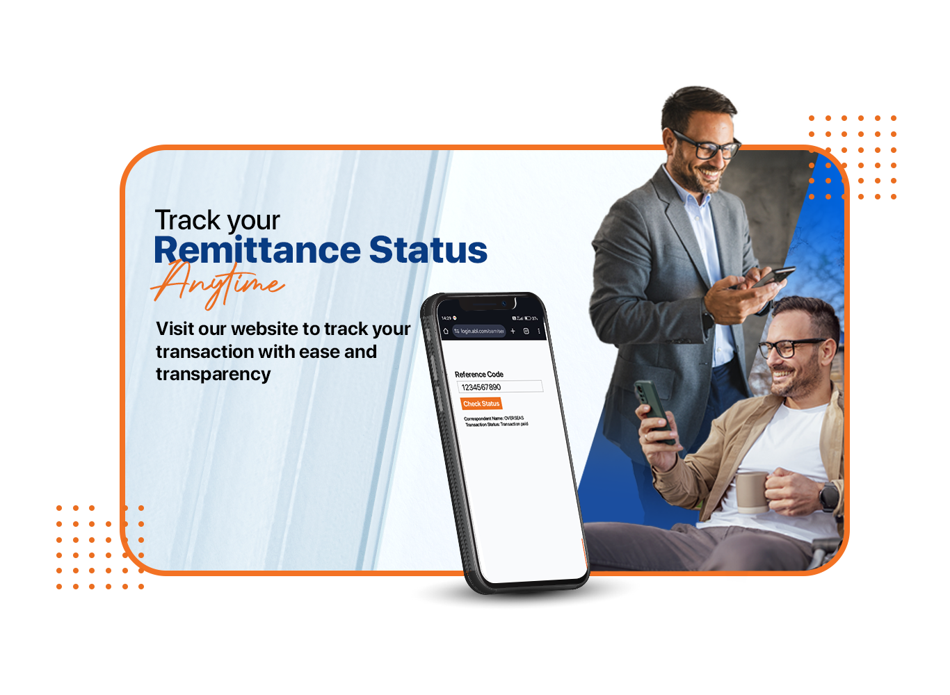 Check Your Remittance Status – Anytime, Anywhere