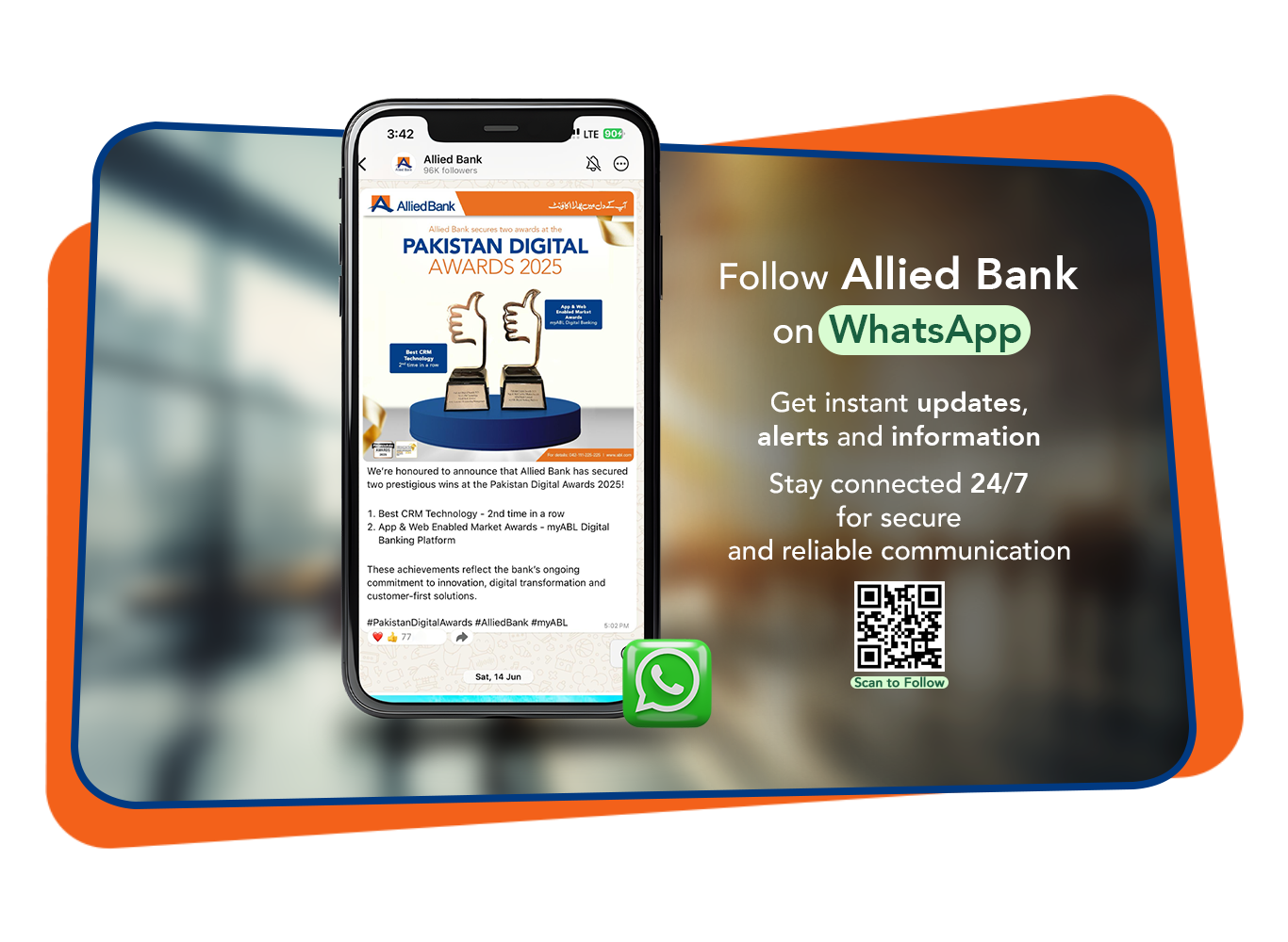 Follow Allied Bank’s Official WhatsApp Channel for Instant Banking Updates