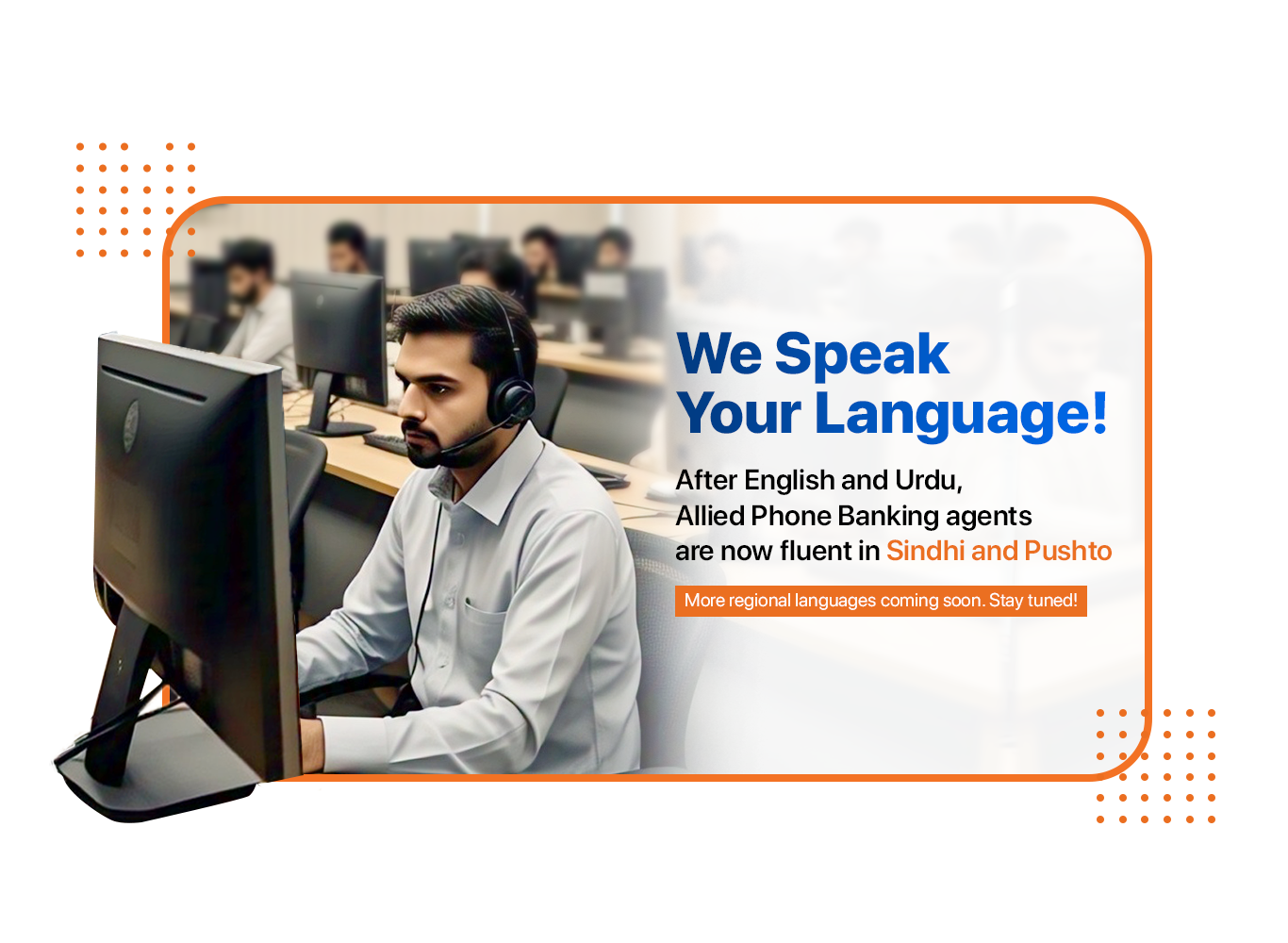 Now Supporting Sindhi & Pashto on Allied Phone Banking
