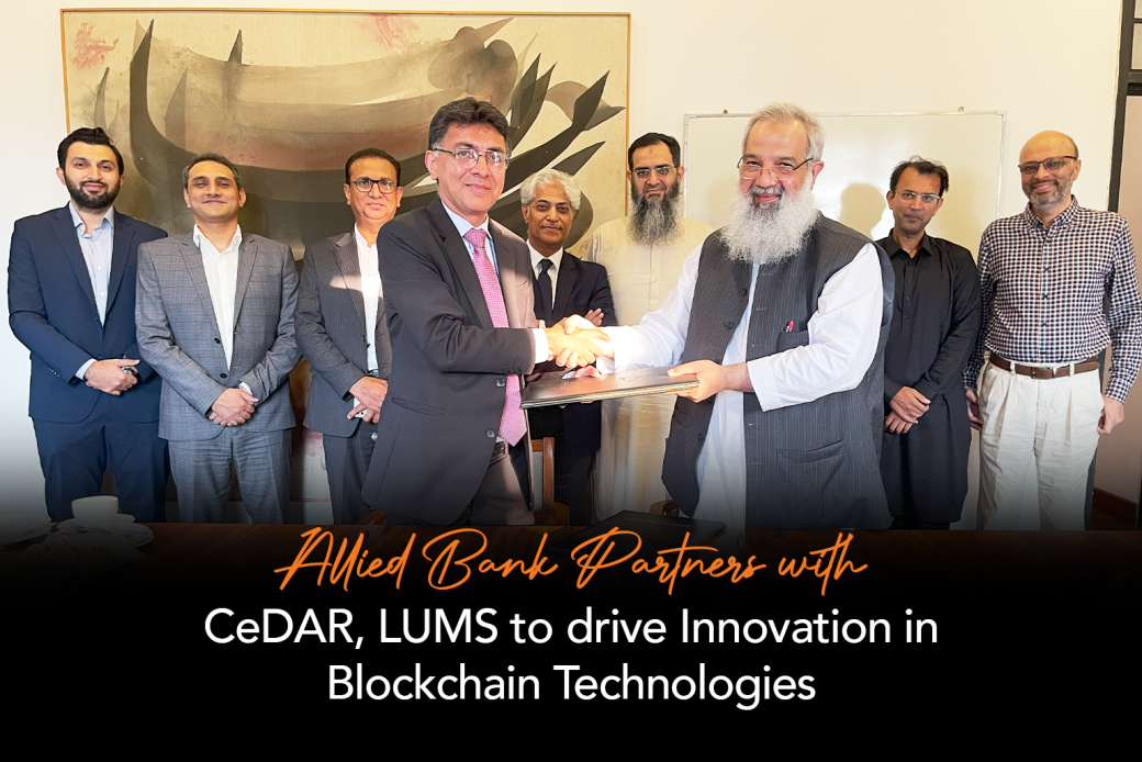 Allied Bank Partners with CeDAR, LUMS to Drive Innovation in Blockchain Technologies