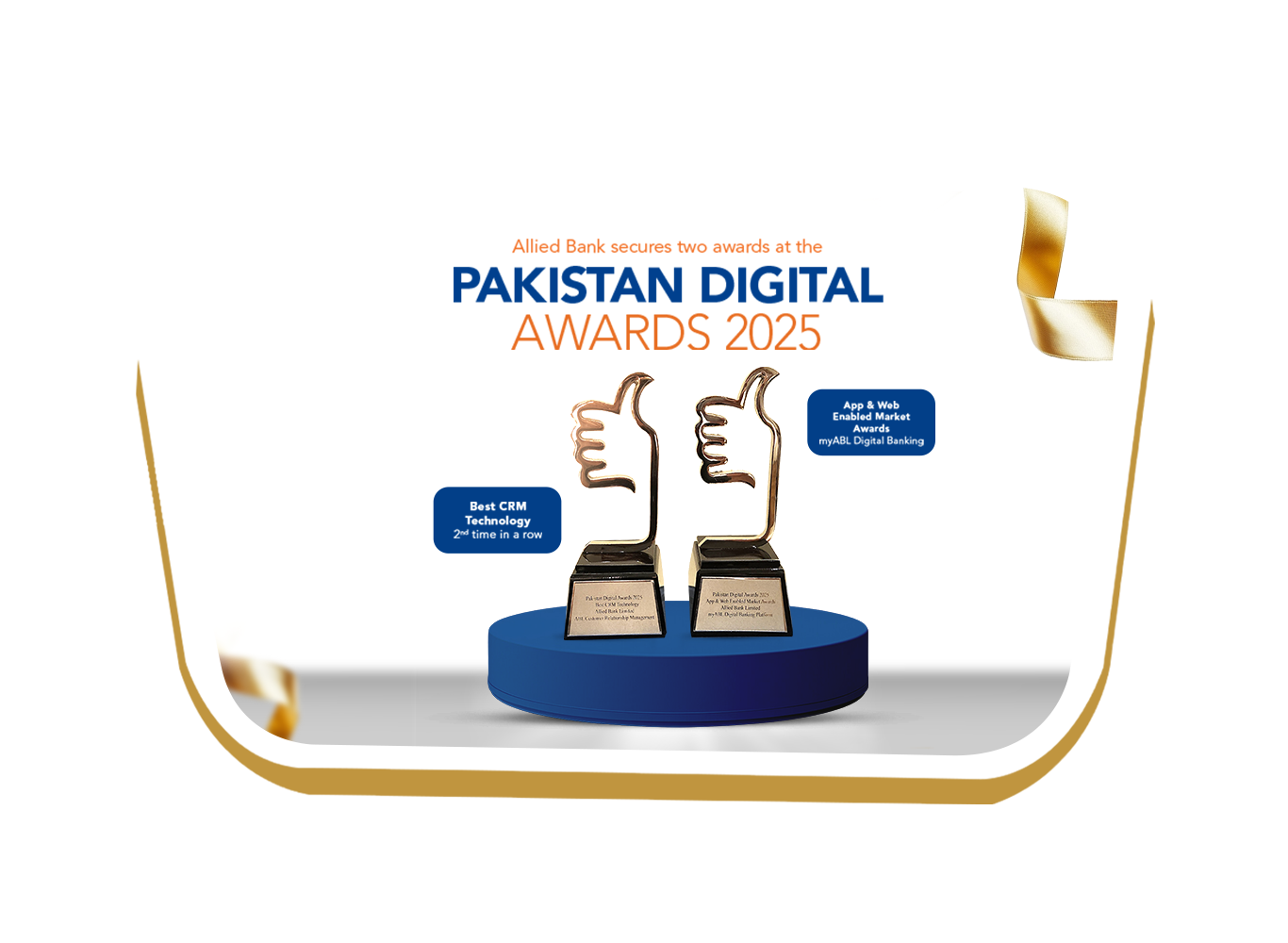 Allied Bank Wins Two Prestigious Awards at Pakistan Digital Awards 2025