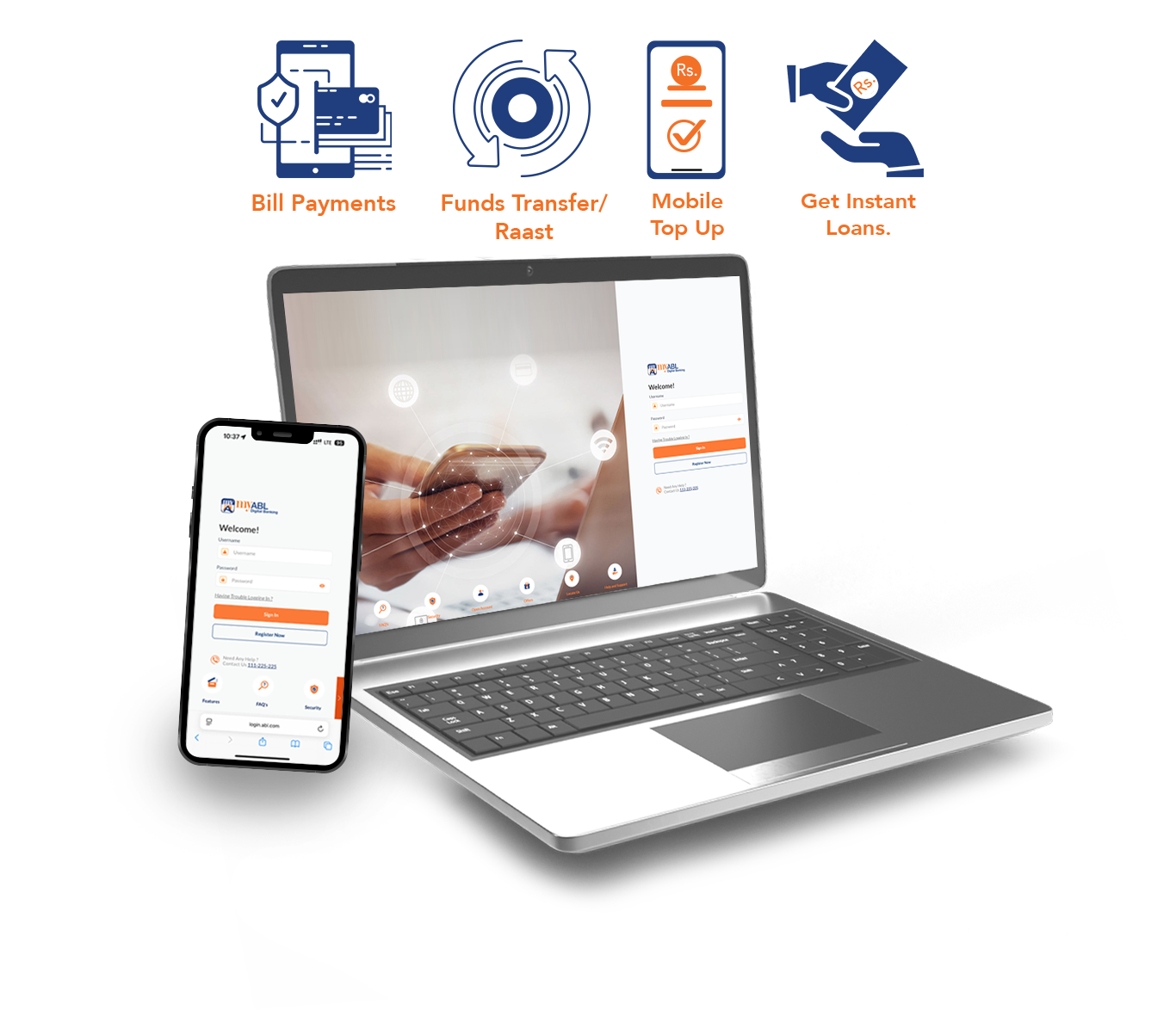 Simply use myABL and enjoy the numerous benefits of online banking