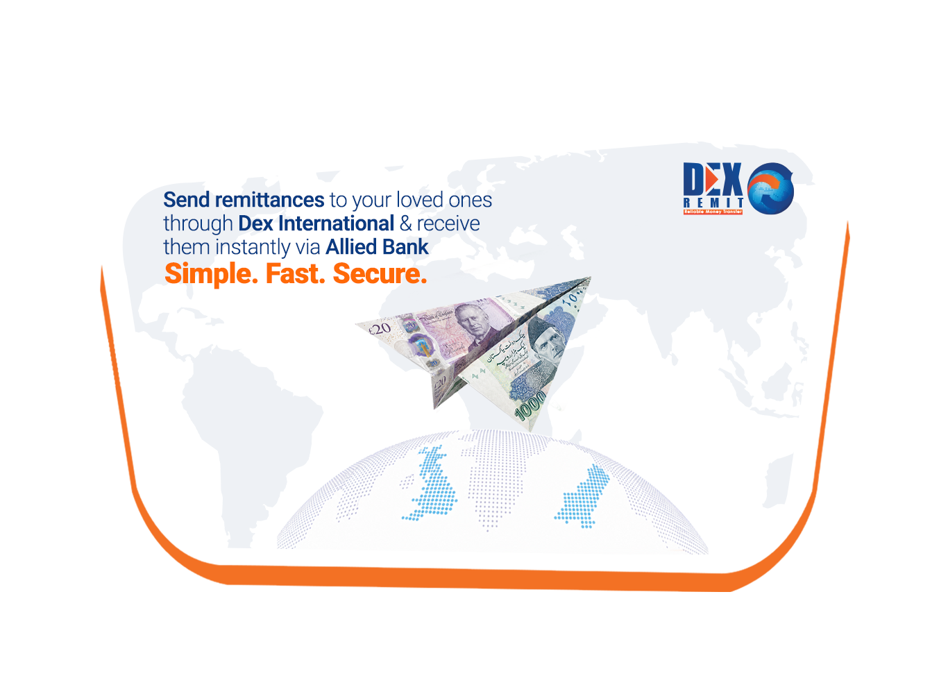 Send Remittances to Allied Bank via Dex International